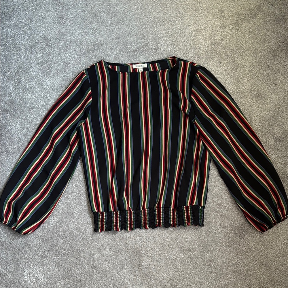 Vertically Striped Women's Top